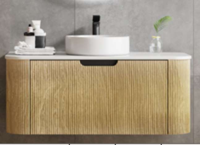 29" Floating Vanity Set — Sonama Oak