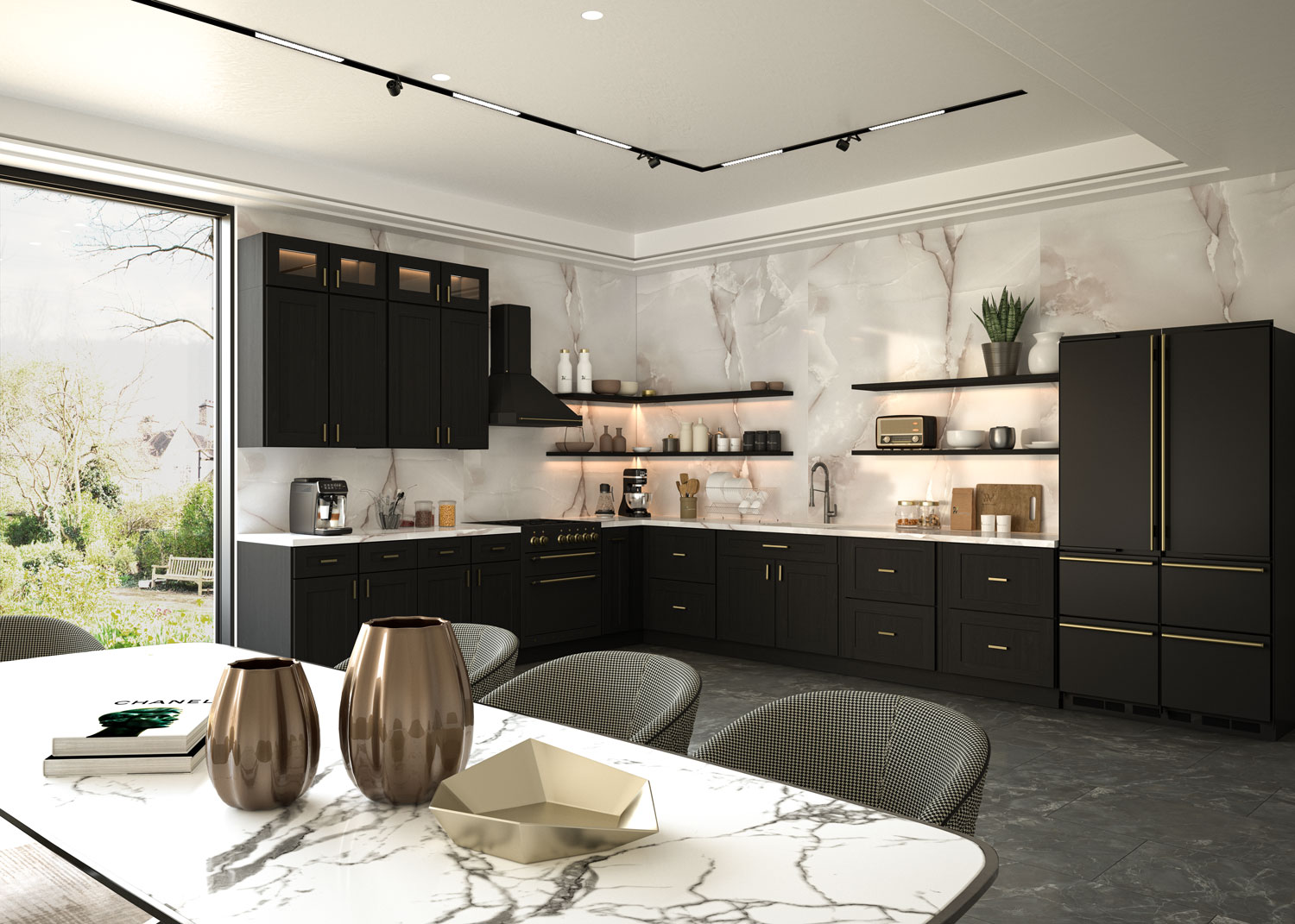 Elegant collection in a room